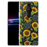 Hoesje geschikt voor Sony Xperia Pro-I - Sunflowers