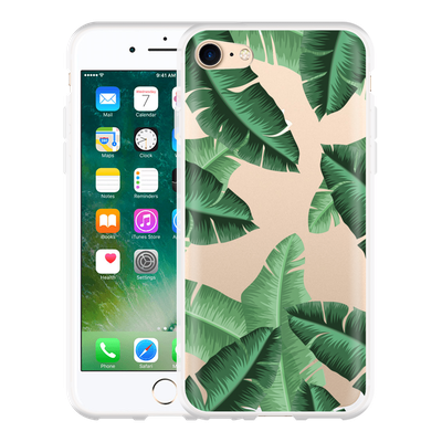 Cazy Hoesje geschikt voor iPhone 7 - Palm Leaves