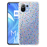 Hoesje geschikt voor Xiaomi Mi 11 Lite - Happy Dots