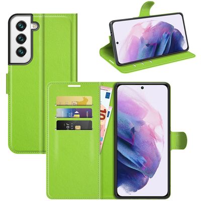 Cazy Portemonnee Wallet Hoesje geschikt voor Samsung Galaxy S22 - Groen