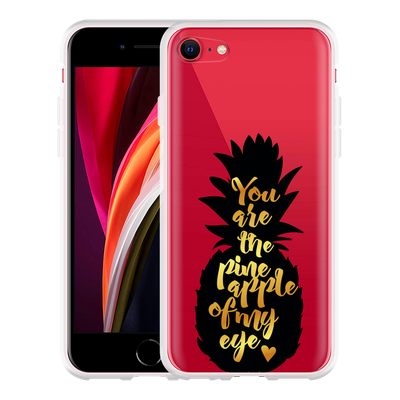 Cazy Hoesje geschikt voor iPhone SE 2020 - Big Pineapple