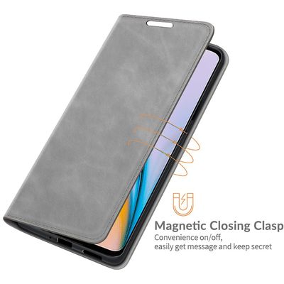 Cazy Wallet Magnetic Hoesje geschikt voor OnePlus Nord CE2 - Grijs