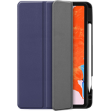TriFold Hoes met Penhouder geschikt voor iPad Pro 12.9 2020 (4th Gen) - Blauw