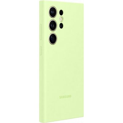 Samsung Galaxy S24 Ultra Hoesje - Samsung Silicone Case - Groen