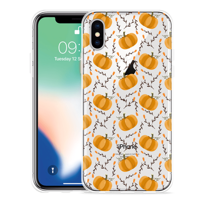 Cazy Hoesje geschikt voor iPhone Xs - Pumpkins
