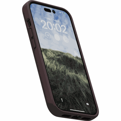 Njord Collections Lederen Hoesje geschikt voor iPhone 14 Pro Max - Genuine Leather - 2M Valbescherming - Bruin