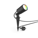 Hama Wi-Fi Tuinlamp met Bodempen - IP65 Waterdichte Tuinspot met RGB Verlichting - Zwart