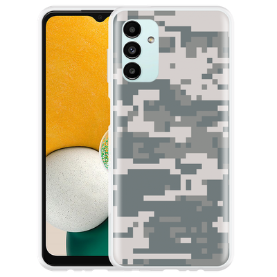Cazy Hoesje geschikt voor Samsung Galaxy A13 5G - Camouflage Digi