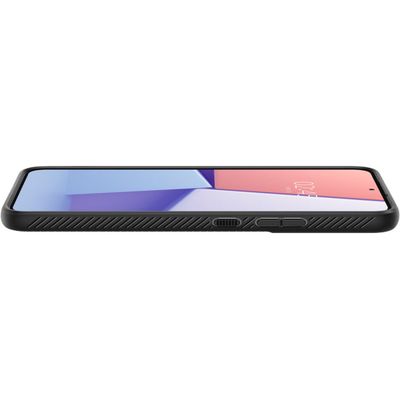 Samsung Galaxy S22 Hoesje - Spigen Liquid Air Case - Zwart
