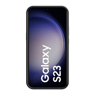 Cazy Rugged Texture TPU Hoesje - Telefoonhoesje geschikt voor Samsung Galaxy S23 - Zwart
