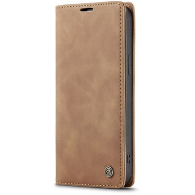 CASEME iPhone 13 Pro Max Retro Wallet Case - Brown
