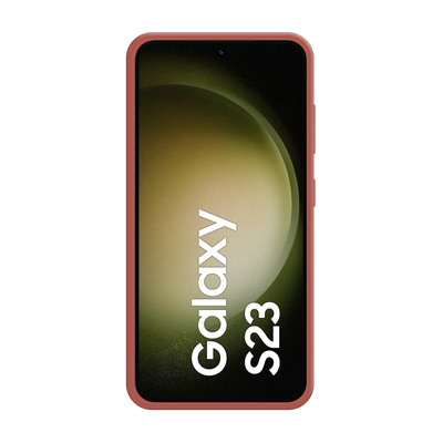 Cazy Soft Color TPU Hoesje geschikt voor Samsung Galaxy S23 - Rood