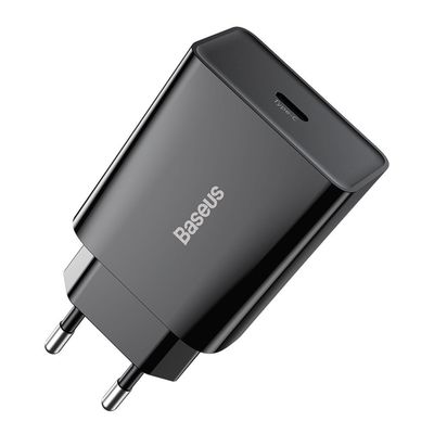 Baseus Speed Mini USB-C Quick Charger 20W (Black) - CCFS-SN01