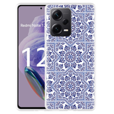 Hoesje geschikt voor Xiaomi Redmi Note 12 Pro+ 5G Delfts Blauw II