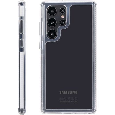 SoSkild Defend Heavy Impact Case geschikt voor Samsung Galaxy S22 Ultra - Transparant