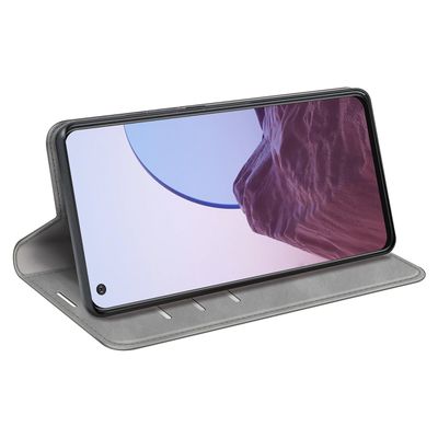 Cazy Wallet Magnetic Hoesje geschikt voor OnePlus Nord N20 - Grijs