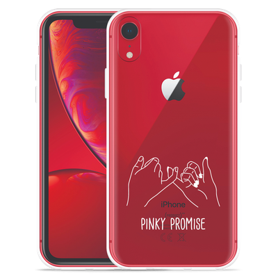 Cazy Hoesje geschikt voor iPhone Xr - Pinky Promise
