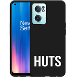 Hoesje Zwart geschikt voor OnePlus Nord CE2 - Huts wit