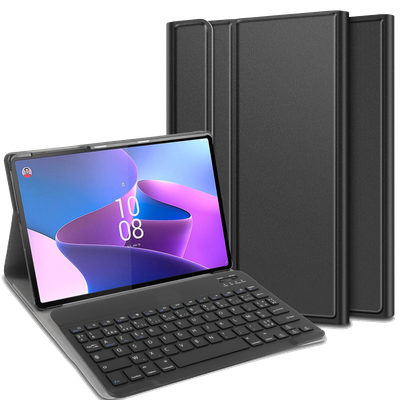 Cazy Hoes met Toetsenbord AZERTY - geschikt voor Lenovo Tab P11 Pro Gen 2 - Zwart