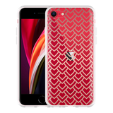 Hoesje geschikt voor iPhone SE 2020 - Pink Pattern