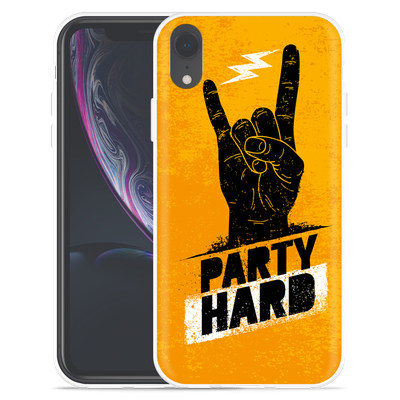 Cazy Hoesje geschikt voor iPhone Xr - Party Hard