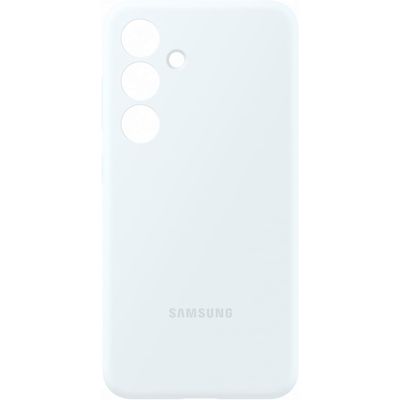 Samsung Hoesje geschikt voor Galaxy S24 - Siliconen Case - Wit