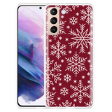 Hoesje geschikt voor Samsung Galaxy S21 - Sneeuw