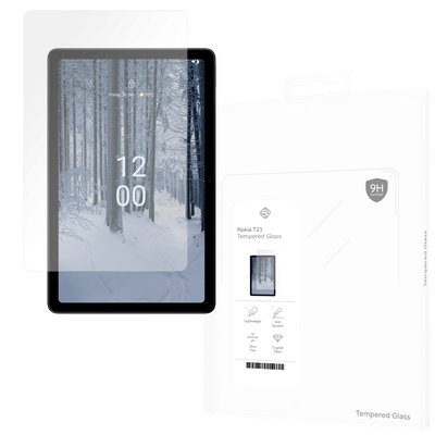 Cazy Tempered Glass Screen Protector geschikt voor Nokia T21 - Transparant