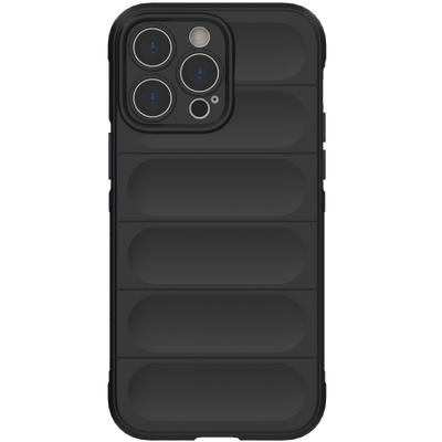Cazy Shockproof TPU Hoesje geschikt voor iPhone 14 Pro - Zwart