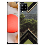 Hoesje geschikt voor Samsung Galaxy A42 - Forest wood