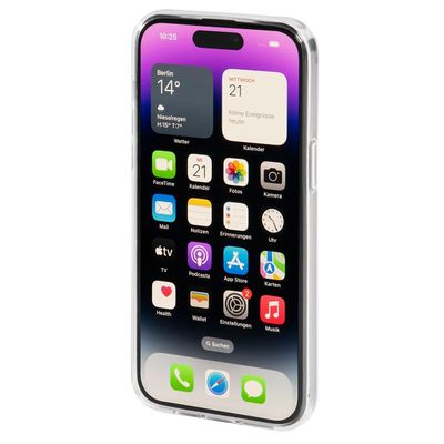 Hama Crystal Clear Cover Hoesje geschikt voor Apple iPhone 14 Pro - Transparant
