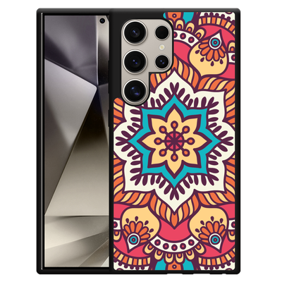 Cazy Hardcase Hoesje geschikt voor Samsung Galaxy S24 Ultra Mandala Hippie
