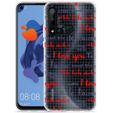 Cazy Hoesje geschikt voor Huawei P20 Lite 2019 - I Love You