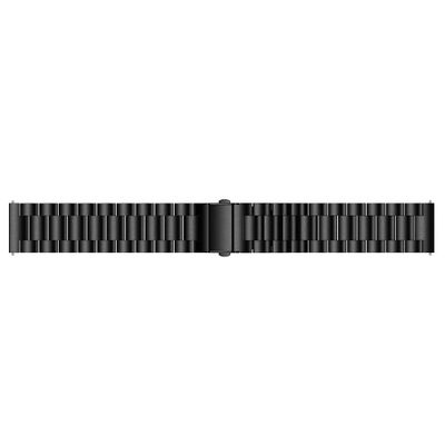 Cazy Bandje geschikt voor Samsung Galaxy Watch 6 / 5 / 4 - Metalen Watchband - Zwart