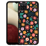 Hoesje Zwart geschikt voor Samsung Galaxy A12 - Always have flowers