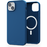 Njord Collections 100% GRS Slim Hoesje geschikt voor iPhone 15 Plus - Mag compatibel - Duurzaam materiaal - Blauw
