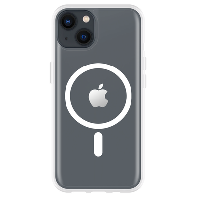 Cazy Soft TPU Hoesje geschikt voor iPhone 13 - met Magnetische Ring - Transparant