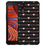 Hoesje Zwart geschikt voor Samsung Galaxy Xcover 5 - Pink Love
