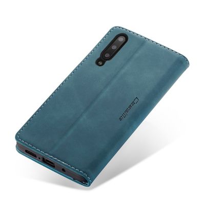 CASEME Samsung Galaxy A50 Retro Wallet Case - Blue