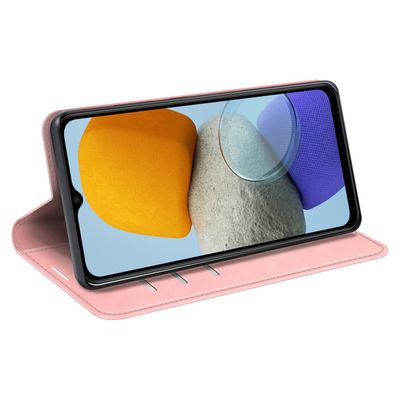 Cazy Wallet Magnetic Hoesje geschikt voor Samsung Galaxy M23 - Roze