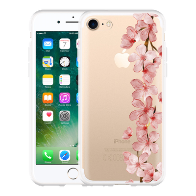 Cazy Hoesje geschikt voor iPhone 7 - Flower Branch