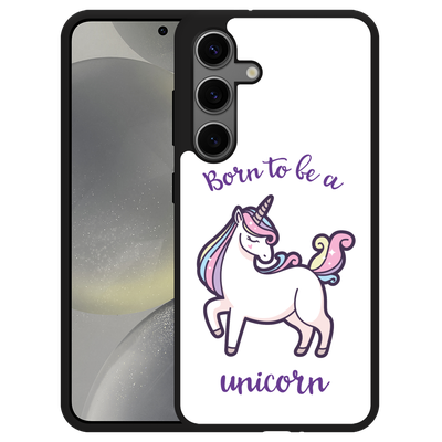 Cazy Hardcase Hoesje geschikt voor Samsung Galaxy S24 Born to be a Unicorn