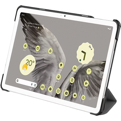 Cazy Hoes geschikt voor Google Pixel Tablet - TriFold Tablet Smart Cover - Grijs