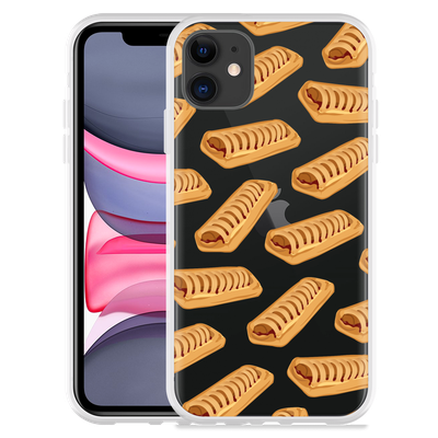 Cazy Hoesje geschikt voor iPhone 11 - Frikandelbroodjes