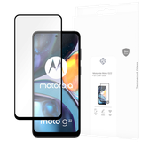 Tempered Glass Screen Protector geschikt voor Motorola Moto G22 - Zwart - 2 stuks