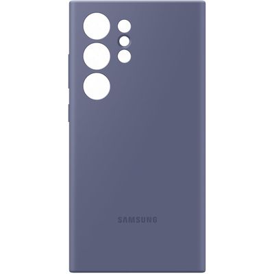 Samsung Galaxy S24 Ultra Hoesje - Samsung Silicone Case - Paars
