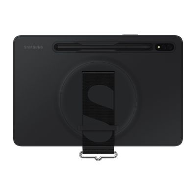 Samsung Galaxy Tab S8 Hoesje - Samsung Strap Cover - Zwart