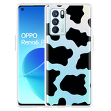 Hoesje geschikt voor Oppo Reno6 Pro 5G - Koeienvlekken