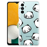 Cazy Hoesje geschikt voor Samsung Galaxy A13 5G - Panda Emotions