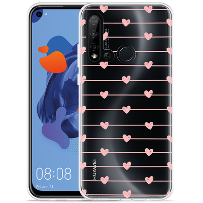 Cazy Hoesje geschikt voor Huawei P20 Lite 2019 - Pink Love